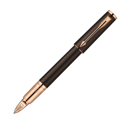 Parker Ingenuity Small Brown Rubber PGT 5th Mode - KSGILLS.com | The Writing Instruments Expert