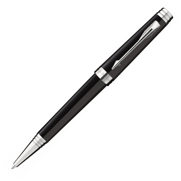 Parker Premier Black Lacquer ST Ballpoint Pen - KSGILLS.com | The Writing Instruments Expert