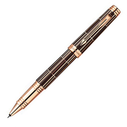 Parker Premier Luxury Brown PGT Rollerball Pen - KSGILLS.com | The Writing Instruments Expert