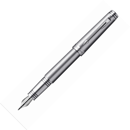 Parker Premier Monochrome Titanium PVD Edition Medium Point Fountain Pen - KSGILLS.com | The Writing Instruments Expert