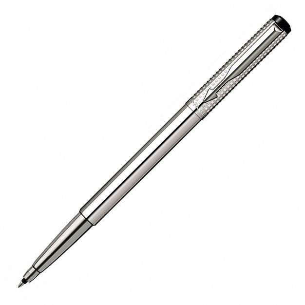 Parker Vector Shiny Chiselled Stainless Steel Rollerball Pen - KSGILLS.com | The Writing Instruments Expert