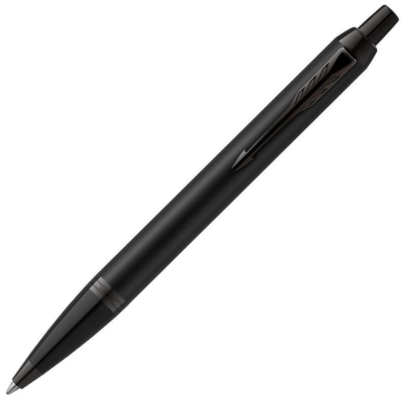 Parker IM Monochrome Ballpoint Pen - Black Matte Achromatic - Refill Black Medium (M) - KSGILLS.com | The Writing Instruments Expert