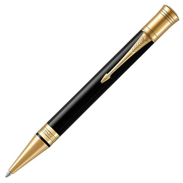 Parker Duofold Classic Black Gold Trim Ballpoint Pen - KSGILLS.com | The Writing Instruments Expert