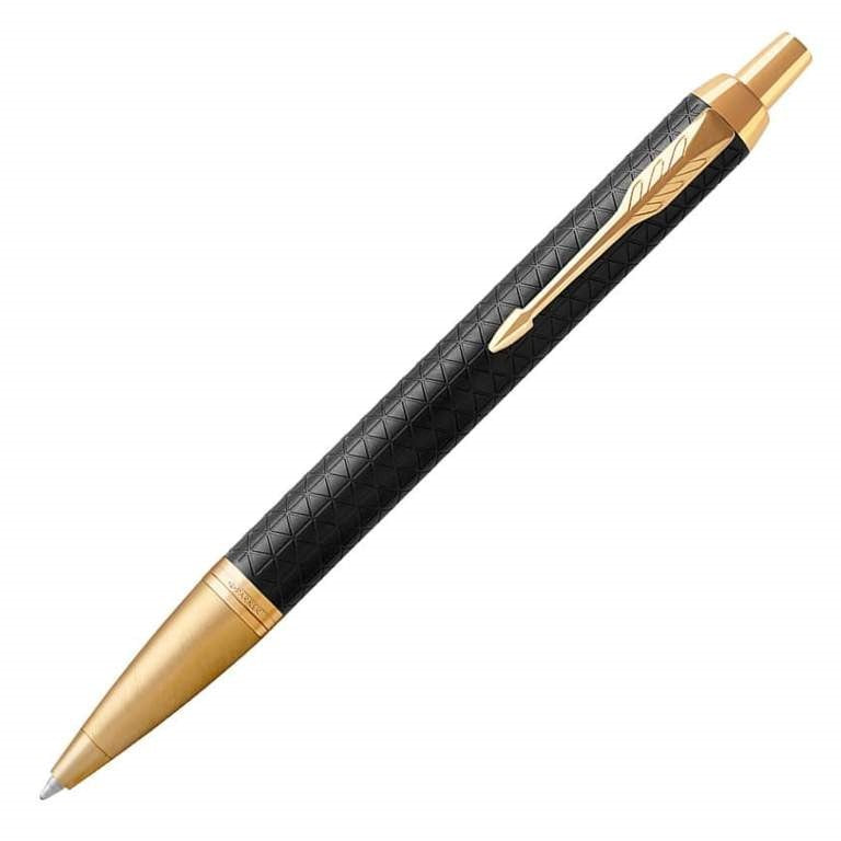 Parker IM Premium Ballpoint Pen - Black Gold Trim - KSGILLS.com | The Writing Instruments Expert