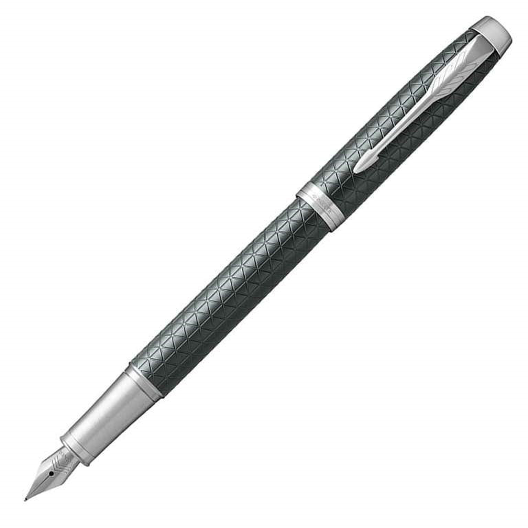 Parker IM Premium Pale Green Chrome Trim Fountain Pen - KSGILLS.com | The Writing Instruments Expert