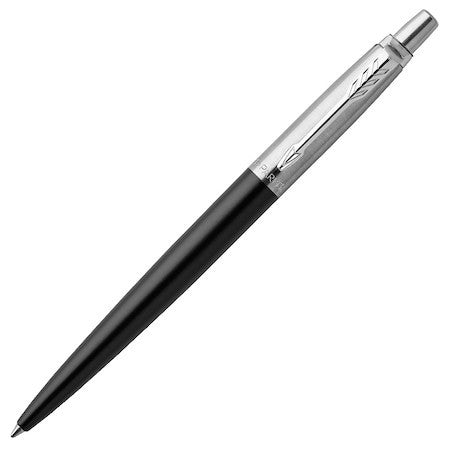 Parker Jotter Classic Ballpoint Pen - Black Matte Bond Street Chrome Trim - KSGILLS.com | The Writing Instruments Expert