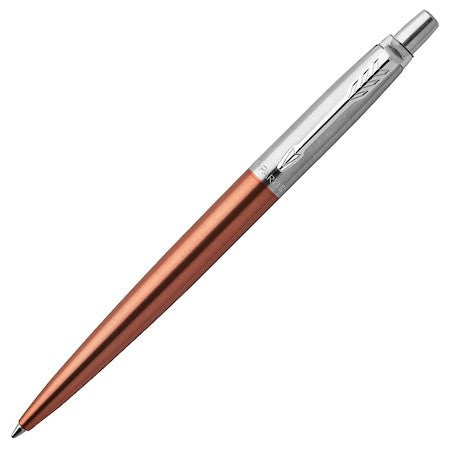 Parker Jotter Classic Ballpoint Pen - Orange Chelsea Chrome Trim - KSGILLS.com | The Writing Instruments Expert