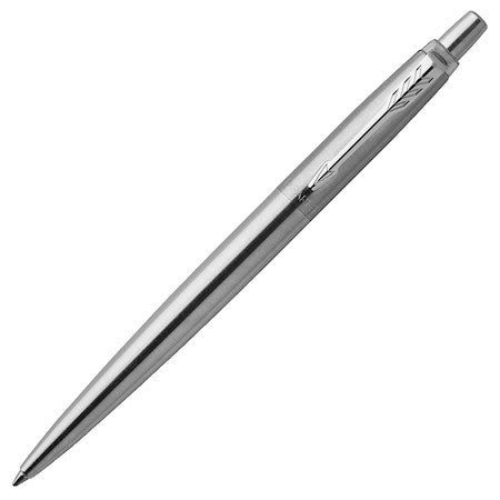 Parker Jotter Classic Ballpoint Pen - Stainless Steel Chrome Trim (Refill Blue Medium) - KSGILLS.com | The Writing Instruments Expert