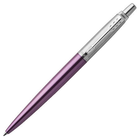 Parker Jotter Classic Ballpoint Pen - Violet Victoria Chrome Trim - KSGILLS.com | The Writing Instruments Expert