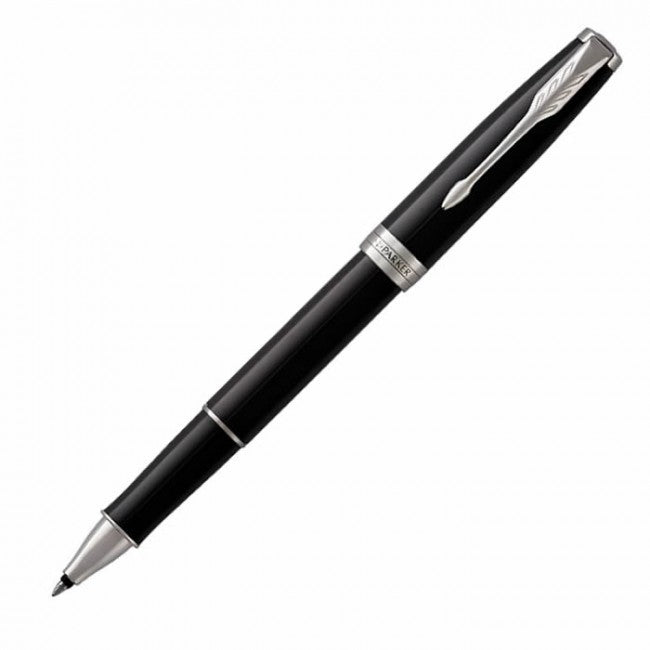 Parker Sonnet Rollerball Pen - Black Lacquer Chrome Trim - KSGILLS.com | The Writing Instruments Expert