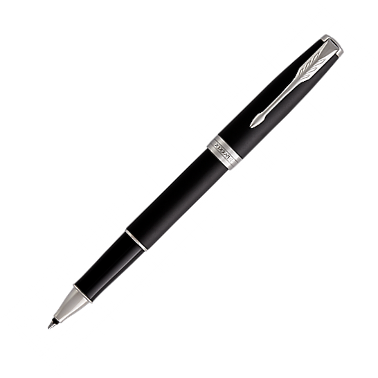 Parker Sonnet Rollerball Pen - Matte Black Chrome Trim - KSGILLS.com | The Writing Instruments Expert