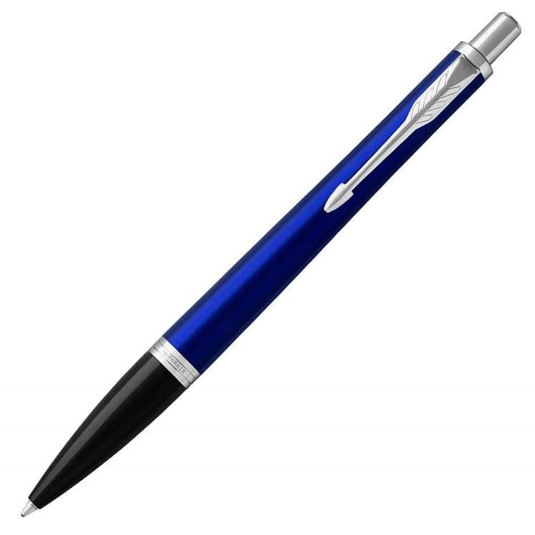Parker Urban Ballpoint Pen - Blue Night Sky Chrome Trim - Refill Black Medium (M) - KSGILLS.com | The Writing Instruments Expert