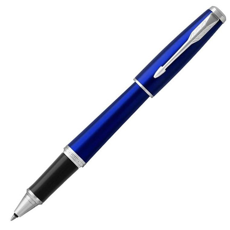 Parker Urban Rollerball Pen - Blue Night Sky Chrome Trim - Refill Black Fine (F) - KSGILLS.com | The Writing Instruments Expert