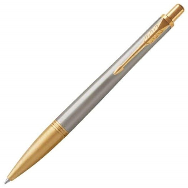 Parker Urban Premium Ballpoint Pen - Aureate Aluminum Powder Gold Trim - Refill Black Medium (M) - KSGILLS.com | The Writing Instruments Expert