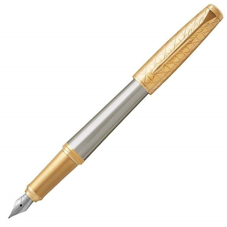 Parker Urban Premium Fountain Pen - Aureate Aluminum Powder Gold Trim - Medium (M) - KSGILLS.com | The Writing Instruments Expert