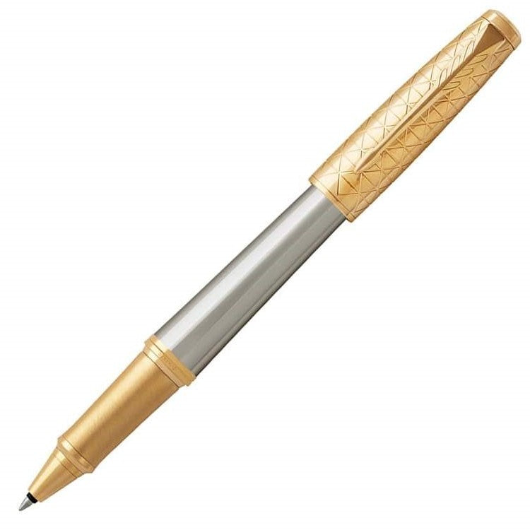 Parker Urban Premium Rollerball Pen - Aureate Aluminum Powder Gold Trim - Refill Black Fine (F) - KSGILLS.com | The Writing Instruments Expert