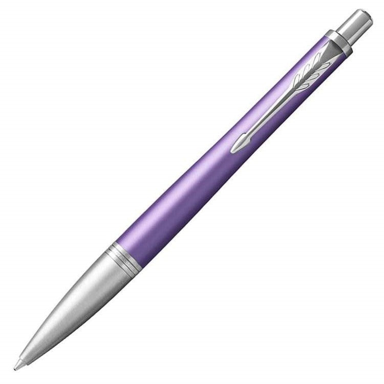 Parker Urban Premium Ballpoint Pen - Violet Chrome Trim - Refill Black Medium (M) - KSGILLS.com | The Writing Instruments Expert