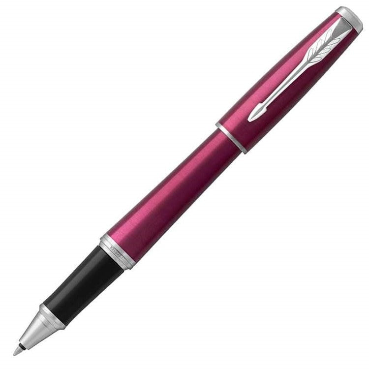 Parker Urban Rollerball Pen - Red Vibrant Magenta Chrome Trim - Refill Black Fine (F) - KSGILLS.com | The Writing Instruments Expert
