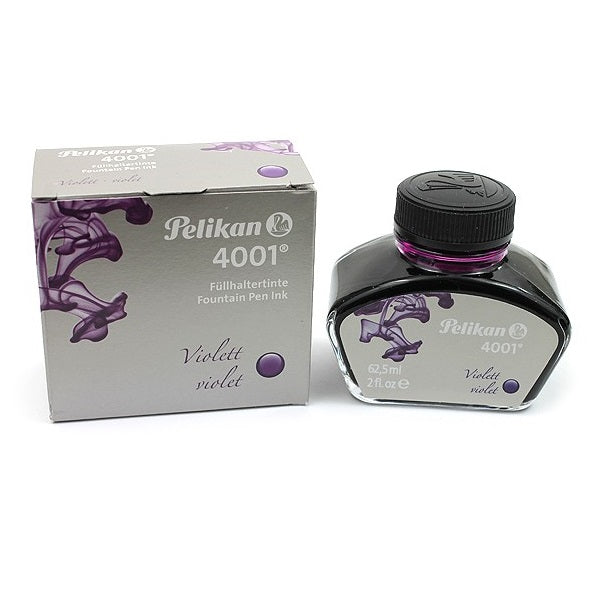 Pelikan Ink Bottle 62.5ml 4001 Fountain Pen - Violet - KSGILLS.com | The Writing Instruments Expert