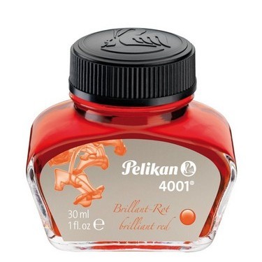 Pelikan Ink Bottle 30ml - Brilliant Red - KSGILLS.com | The Writing Instruments Expert