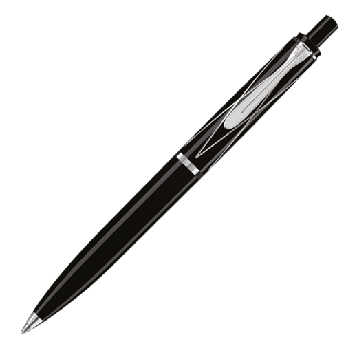 Pelikan Classic K215 Ballpoint Pen - Rhombus Chrome Trim - KSGILLS.com | The Writing Instruments Expert