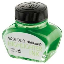 Pelikan Highlighter Fountain Pen Ink Bottle 30ml - Green - KSGILLS.com | The Writing Instruments Expert