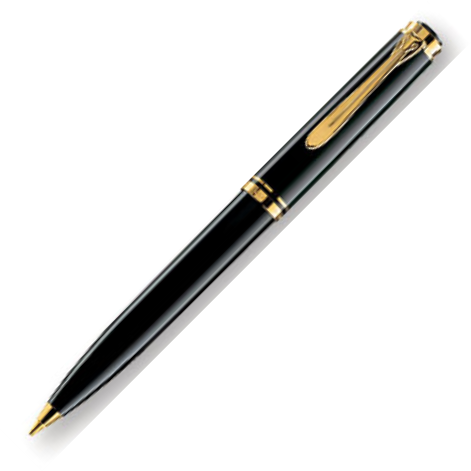 Pelikan Souveran D300 Mechanical Pencil - Black Gold Trim (0.7mm) - KSGILLS.com | The Writing Instruments Expert