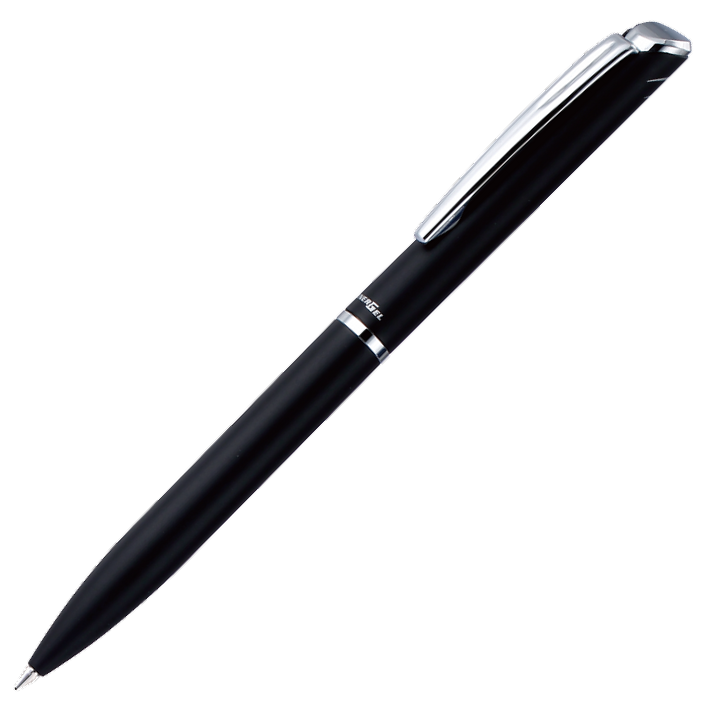 Pentel Sterling Energel Capless Rollerball Pen - Chrome Trim Black (with LASER Engraving) - KSGILLS.com | The Writing Instruments Expert