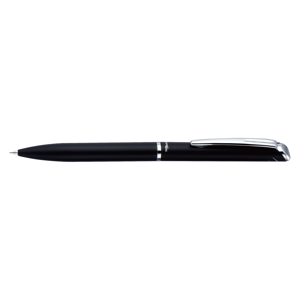 Pentel Sterling Energel Capless Rollerball Pen - Chrome Trim Black (with LASER Engraving) - KSGILLS.com | The Writing Instruments Expert