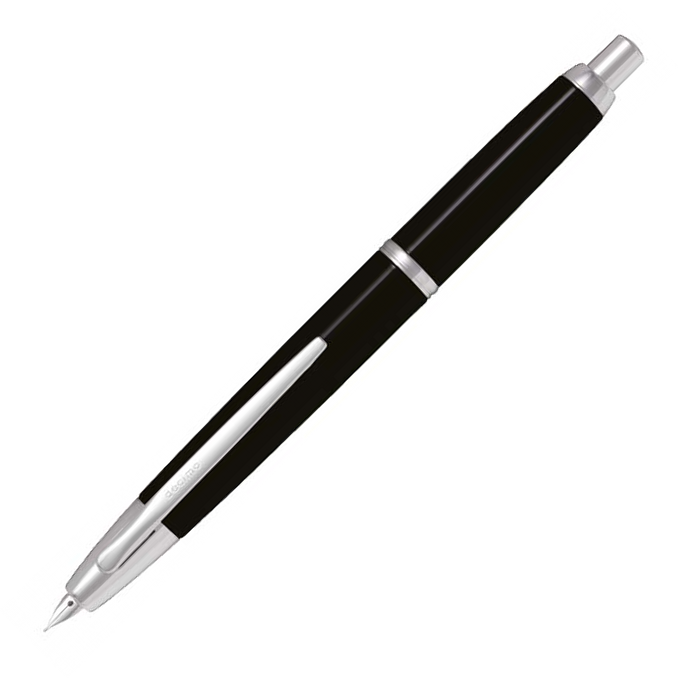 Pilot Capless Decimo Fountain Pen Black - Medium Nib - KSGILLS.com | The Writing Instruments Expert