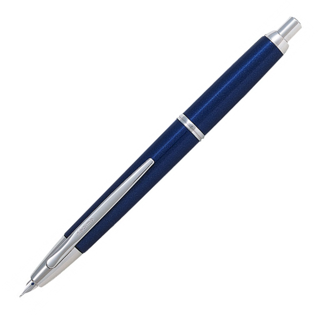Pilot Capless Decimo Fountain Pen Dark Blue - Medium Nib - KSGILLS.com | The Writing Instruments Expert