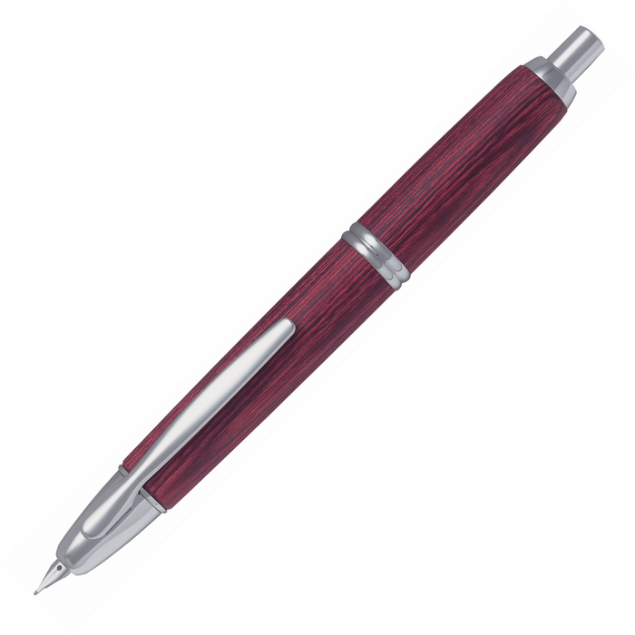 Pilot Capless Wood Red Birch Fountain Pen - KSGILLS.com | The Writing Instruments Expert