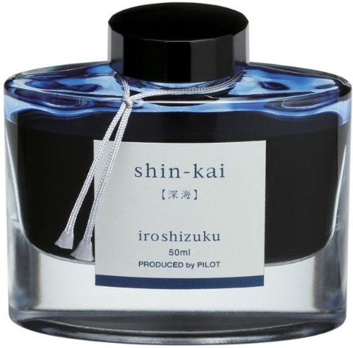 Pilot Iroshizuku Ink Bottle 50ml Fountain Pen - Shin-Kai - KSGILLS.com | The Writing Instruments Expert