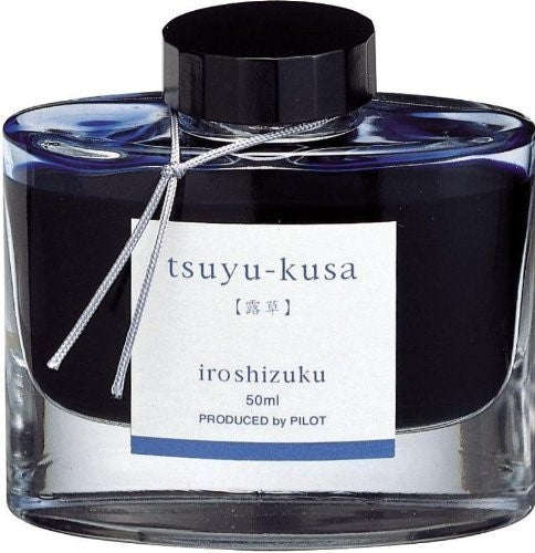 Pilot Iroshizuku Ink Bottle 50ml Fountain Pen - Tsuyu-Kusa - KSGILLS.com | The Writing Instruments Expert