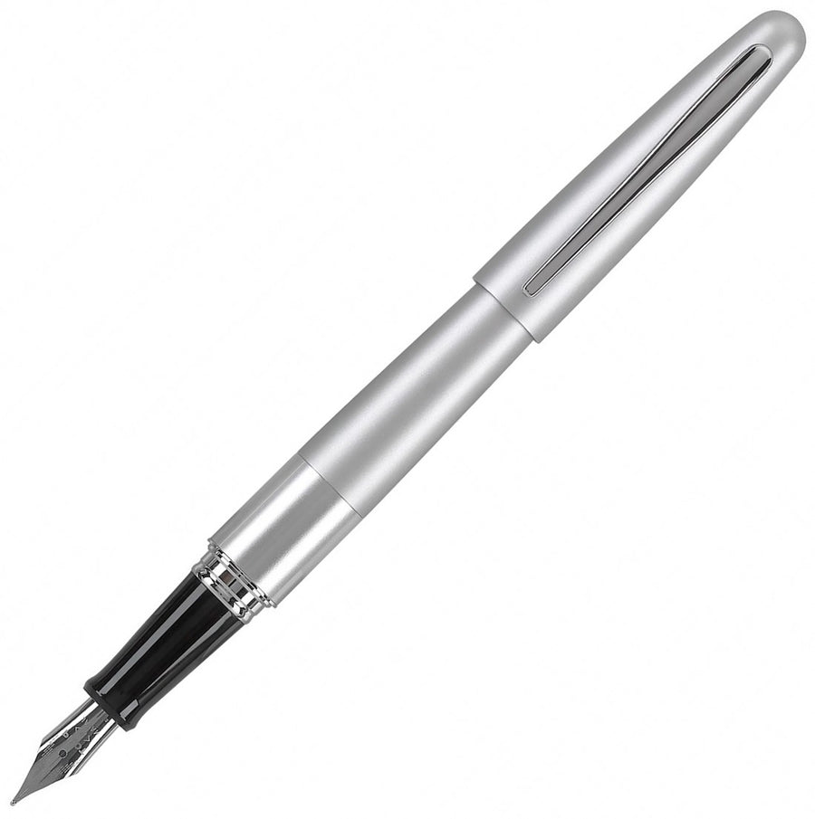 Pilot MR Fountain Pen Metropolitan Classic - Silver Burnished Plain (with LASER Engraving) - KSGILLS.com | The Writing Instruments Expert