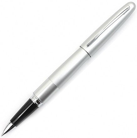 Pilot MR Rollerball Pen Metropolitan Classic - Silver Plain Burnished Barrel (with LASER Engraving) - KSGILLS.com | The Writing Instruments Expert