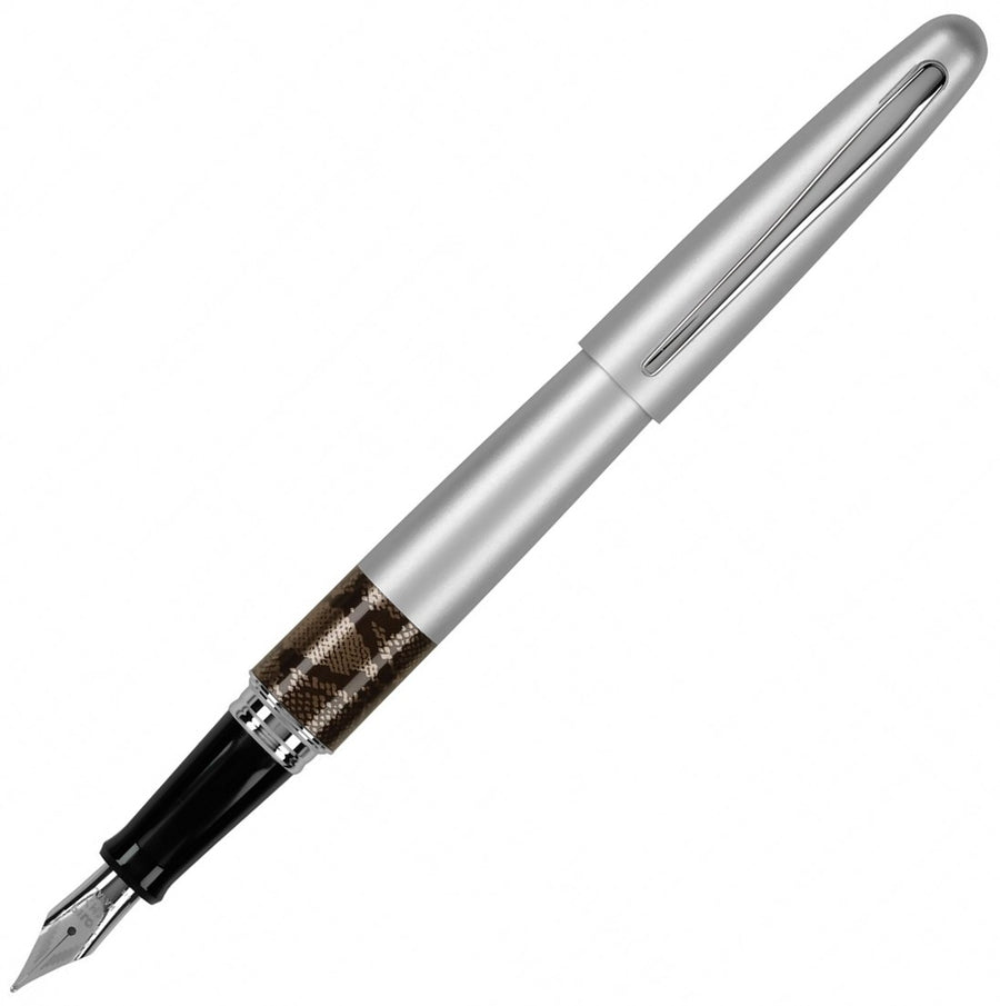 Pilot MR Fountain Pen Metropolitan Animal - Silver Brown Python (with LASER Engraving) - KSGILLS.com | The Writing Instruments Expert