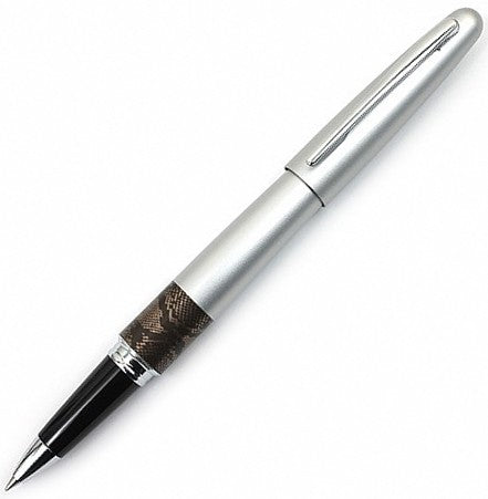 Pilot MR Rollerball Pen Metropolitan Animal - Silver Brown - Python (with LASER Engraving) - KSGILLS.com | The Writing Instruments Expert