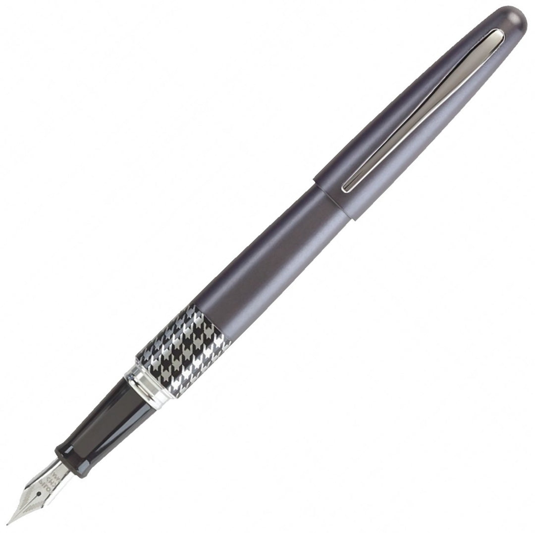 Pilot MR Fountain Pen Metropolitan Retro Pop - Grey Charcoal Houndstooth (with LASER Engraving) - KSGILLS.com | The Writing Instruments Expert