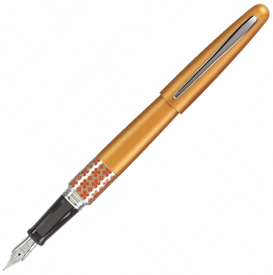 Pilot MR Fountain Pen Metropolitan Retro Pop - Orange Flower (with LASER Engraving) - KSGILLS.com | The Writing Instruments Expert