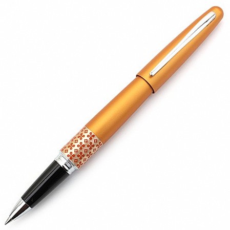 Pilot MR Rollerball Pen Metropolitan Retro Pop - Orange Flower (with LASER Engraving) - KSGILLS.com | The Writing Instruments Expert