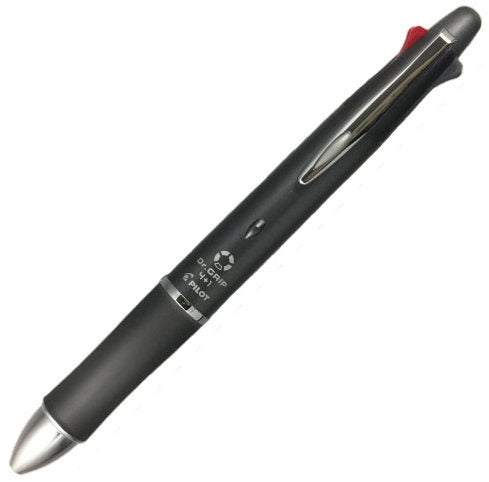 Pilot Dr. Grip (Extra Fine) - Grey - Multifunction Pen 4+1 - 0.5mm (with Engraving) - KSGILLS.com | The Writing Instruments Expert