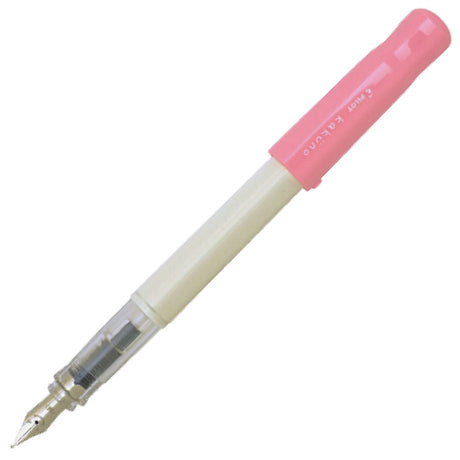 Pilot Kakuno Fountain Pen - White Soft Pink - KSGILLS.com | The Writing Instruments Expert