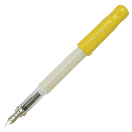 Pilot Kakuno Fountain Pen - White Soft Yellow - KSGILLS.com | The Writing Instruments Expert