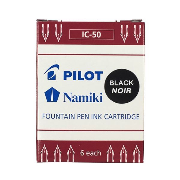 Pilot Ink Cartridge - IC-50 Fountain Pen (Pack of 6) - Black - KSGILLS.com | The Writing Instruments Expert