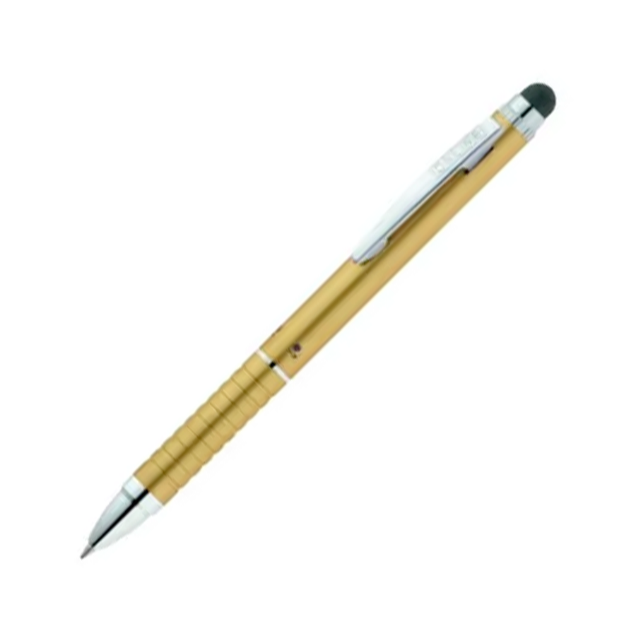 Online Action Multifunction Pen - Metallic Gold (2 in 1 Mini Sized with Stylus) - KSGILLS.com | The Writing Instruments Expert