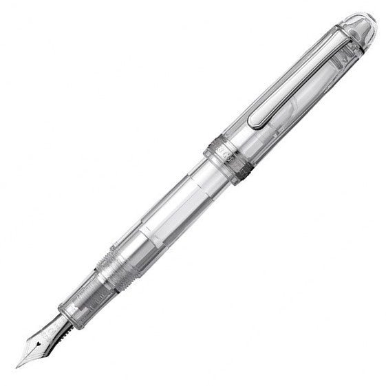 Platinum 3776 Century Fountain Pen - Oshino Clear Demonstrator Chrome Trim - KSGILLS.com | The Writing Instruments Expert