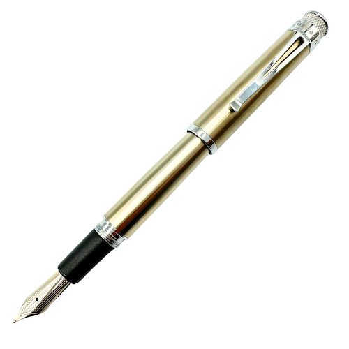 Retro 51 Tornado Fountain Pen - Stainless Steel (USA Classic Edition) - KSGILLS.com | The Writing Instruments Expert