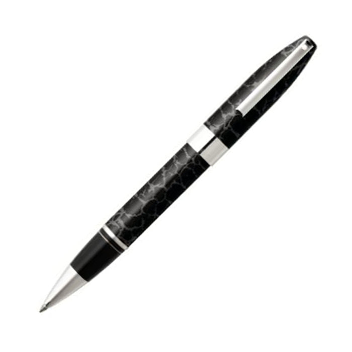 Sheaffer Legacy Heritage Rollerball Pen - Black Leather Chrome Trim (USA Classic Edition) - KSGILLS.com | The Writing Instruments Expert