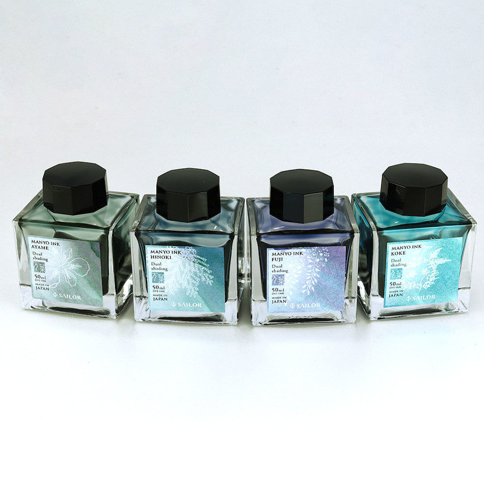 Sailor Ink Bottle 50ml Manyo Fountain Pen - Fuji (Dual Shading) - KSGILLS.com | The Writing Instruments Expert